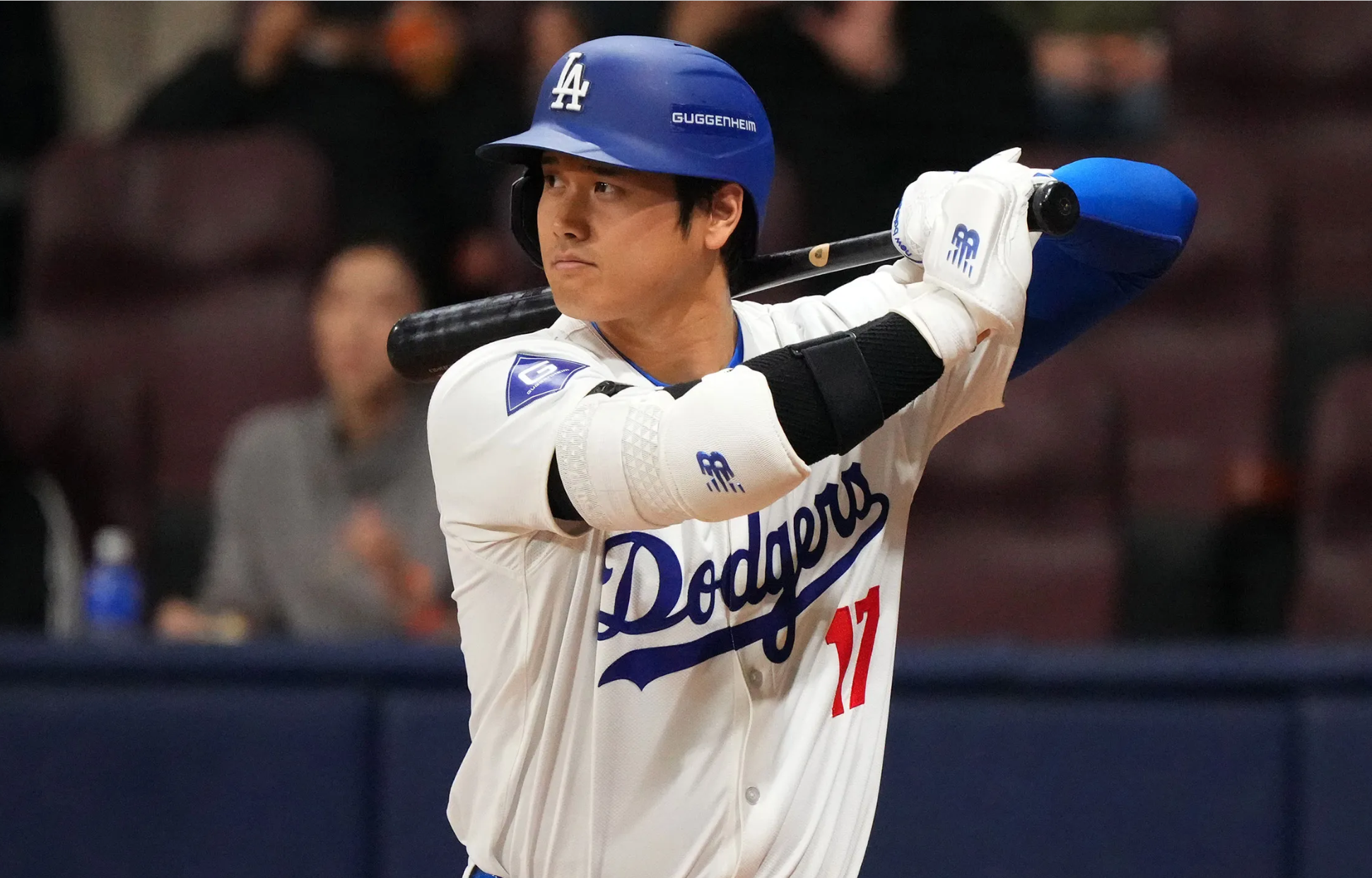 Shohei Ohtani in Dodgers uniform